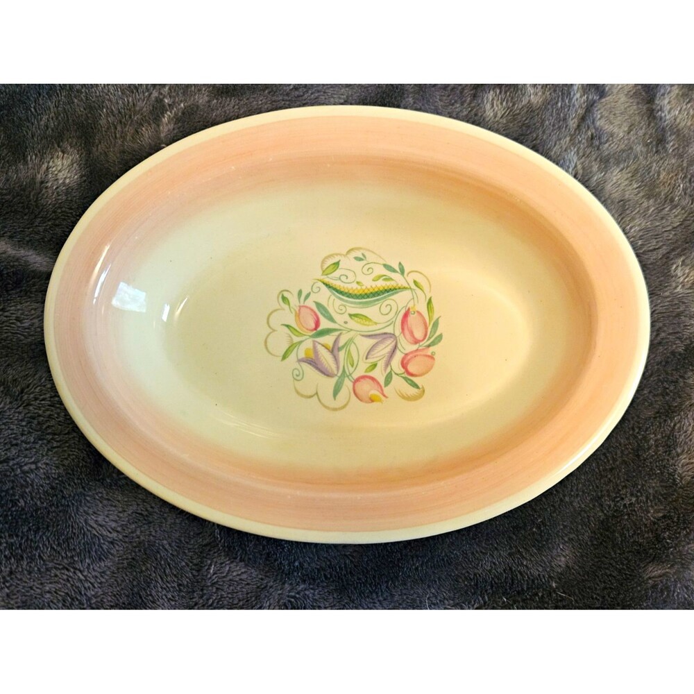 Susie Cooper -Pink Dresden Spray - 16” Platter - Made in England